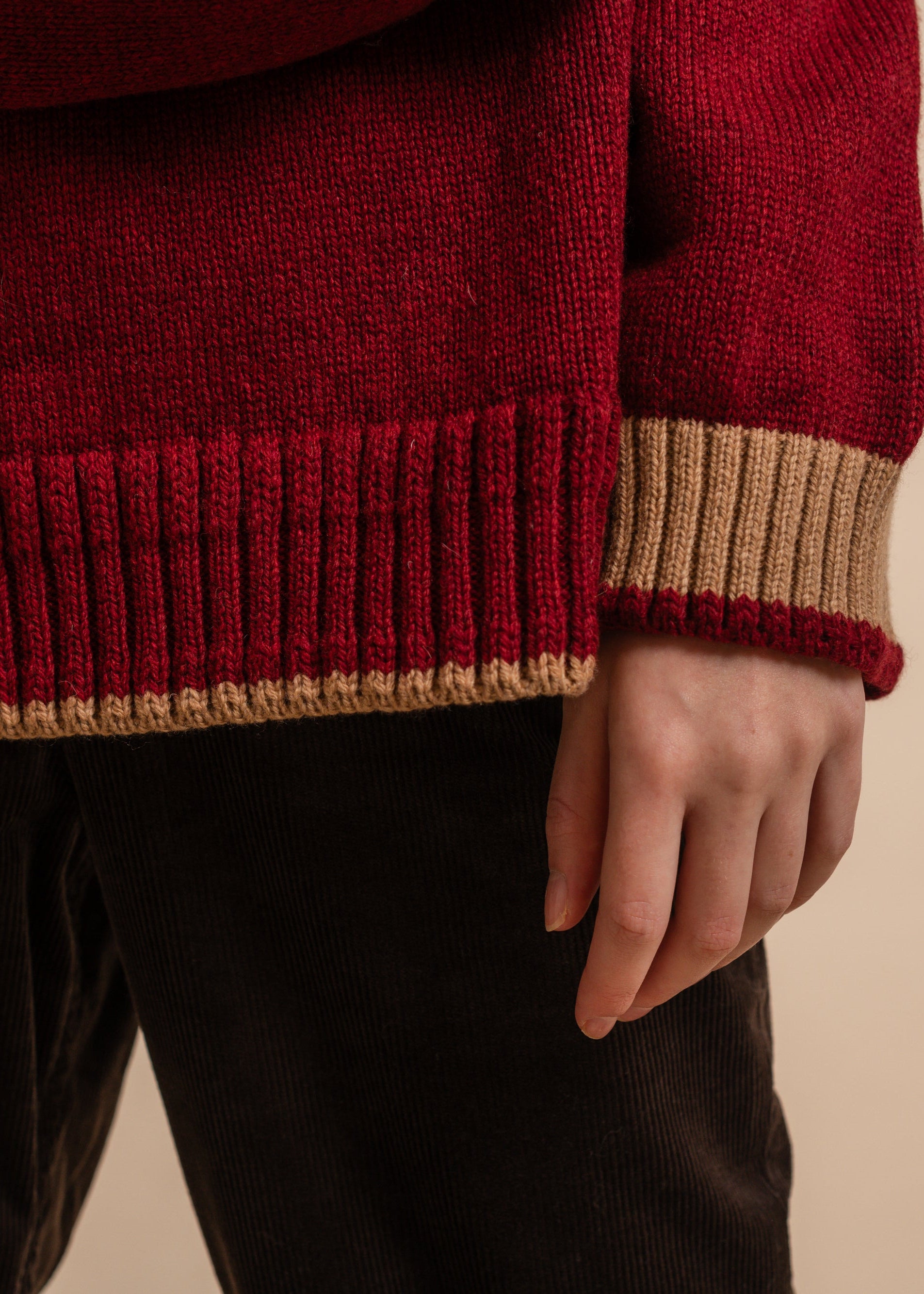 Ellis Jumper in Sienna Red