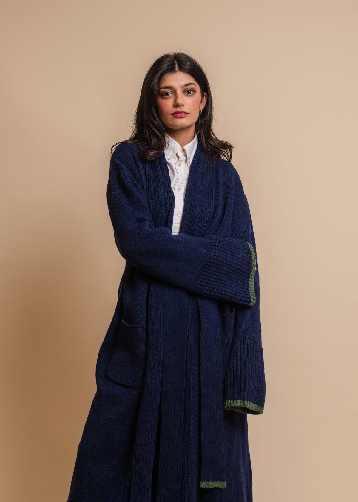 Kate Maxi Cardigan in Classic Camel