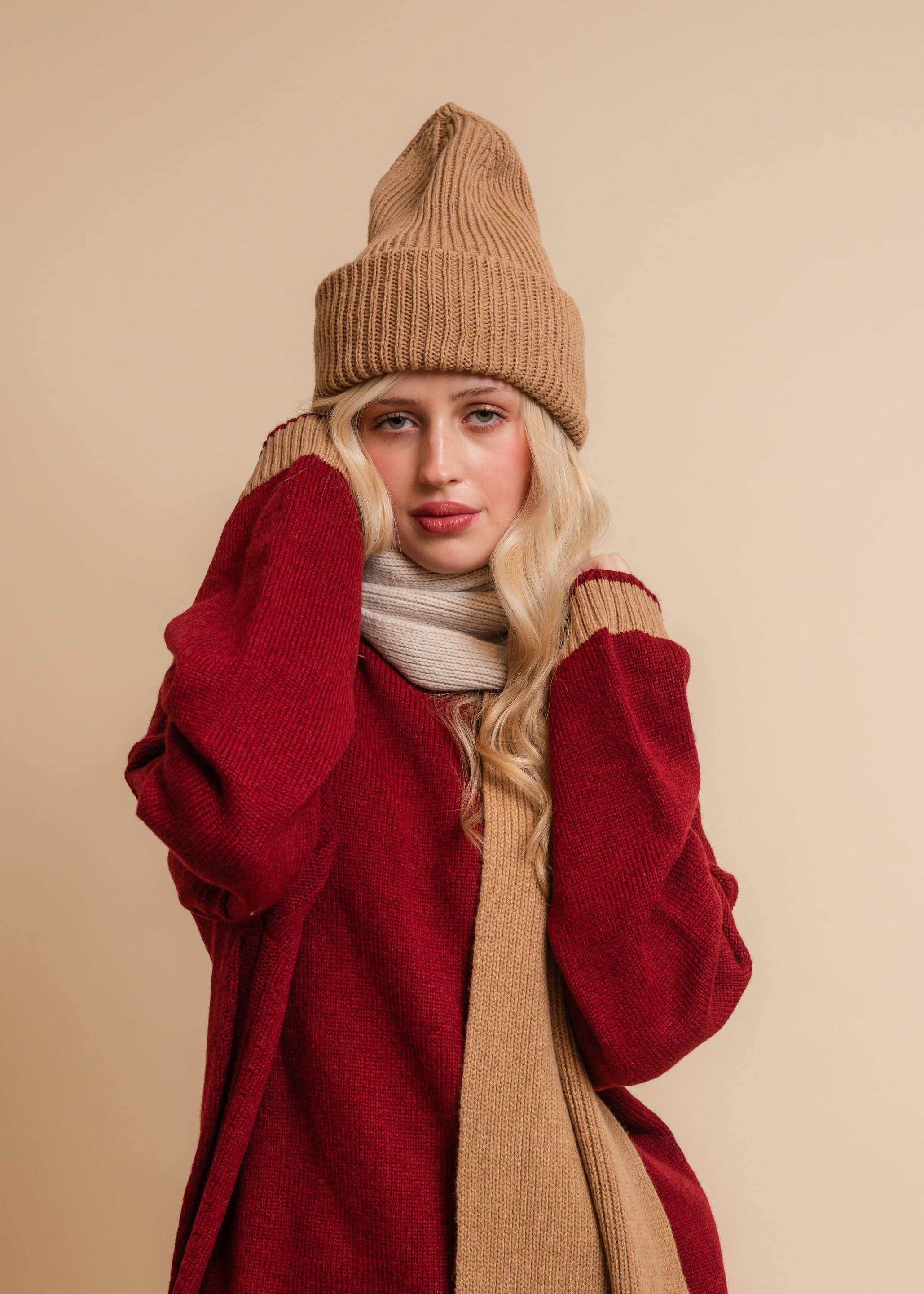 Ellis Jumper in Sienna Red