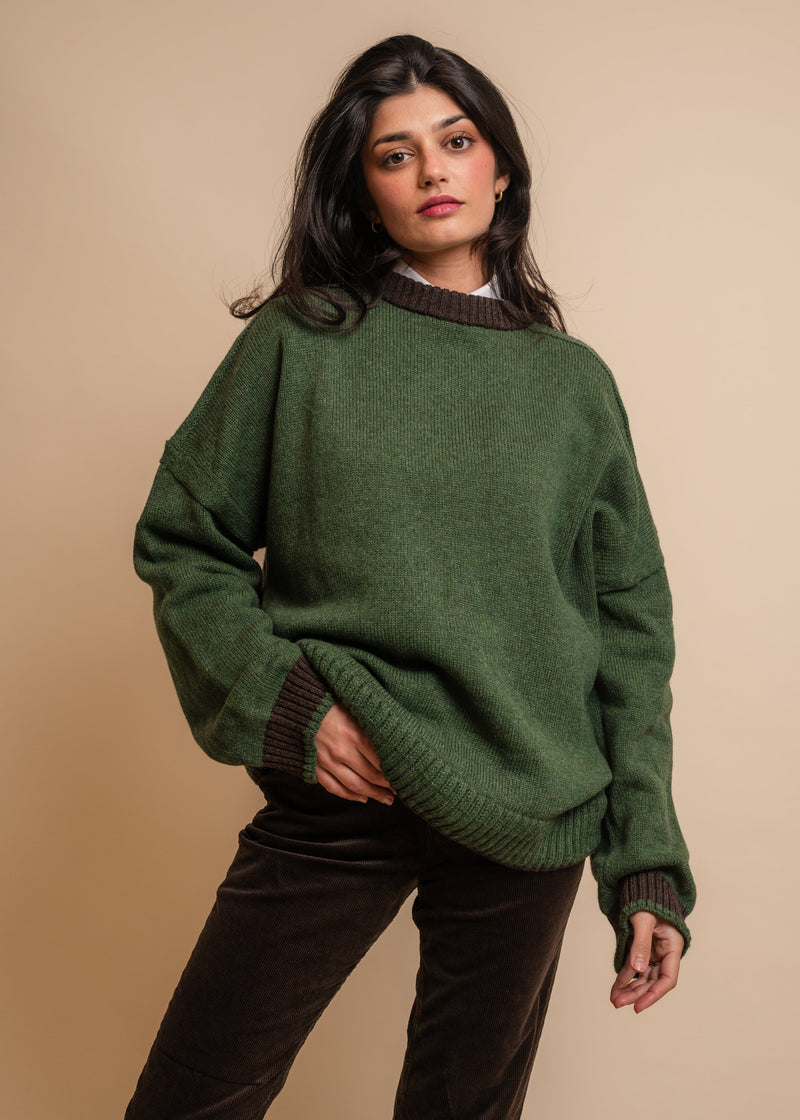 Ellis Jumper in Racing Green